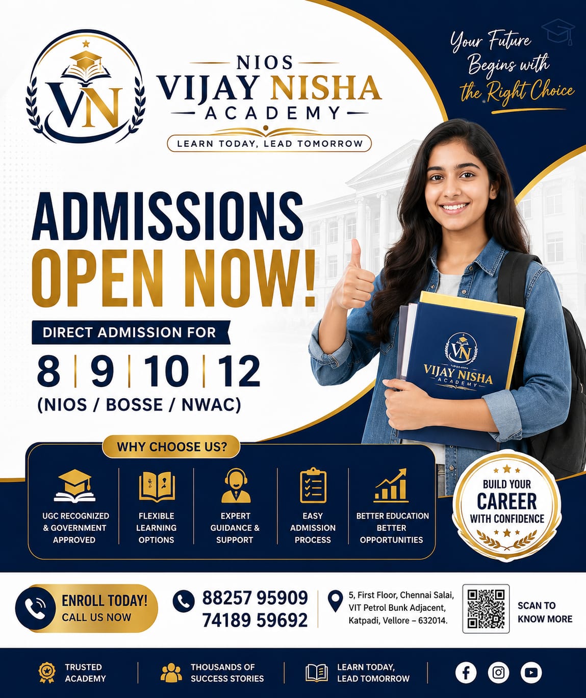 NIOS Vijay Nisha Academy Admissions Open