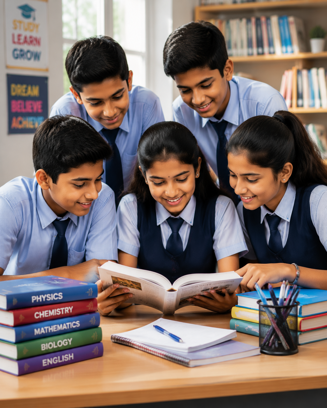 Student with books